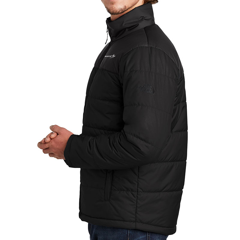 North-Face-Men's-Everyday-Insulated-Jacket-Black-Side-Model