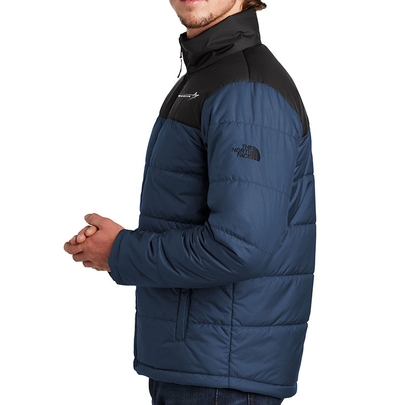 North-Face-Men's-Everyday-Insulated-Jacket-Blue-Side-Model