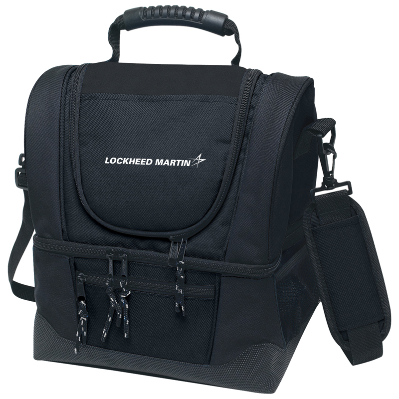Dual-Compartent Cooler Bag - Black