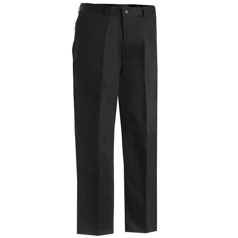 Blended-Chino-Flat-Front-Black1