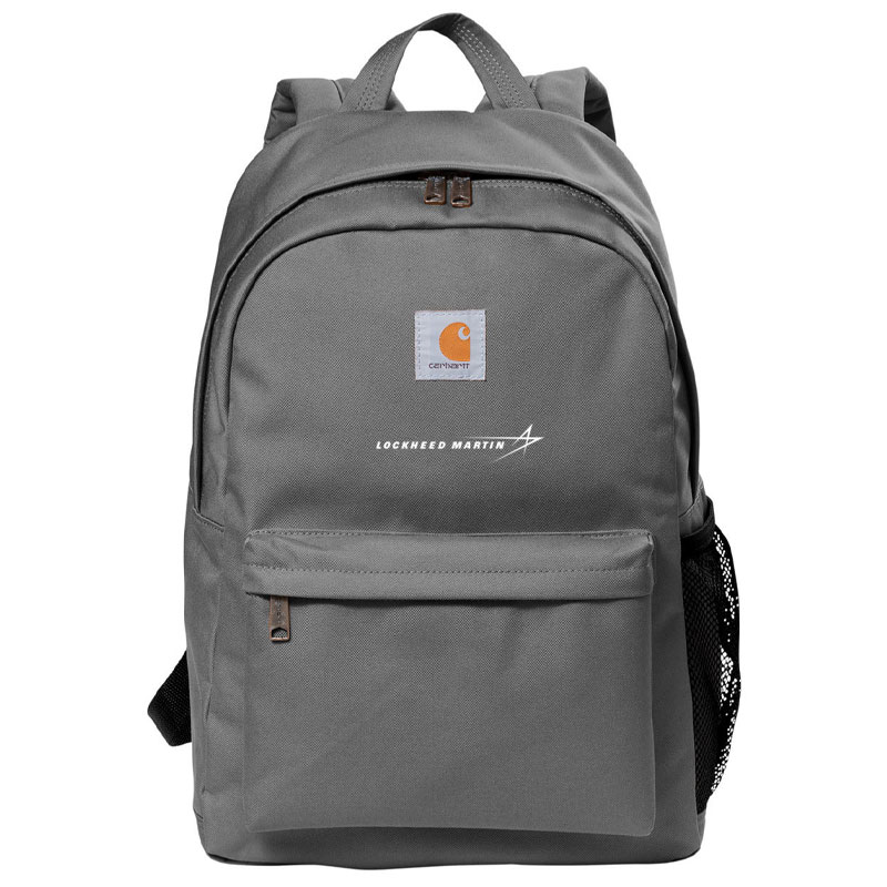 Carhartt-Canvas-Backpack-Gray-Front