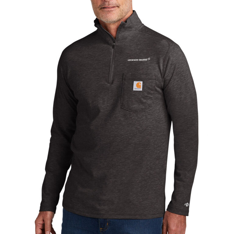 Carhartt Force 1/4 Zip Long Sleeve T-Shirt - Lockheed Martin Company Store