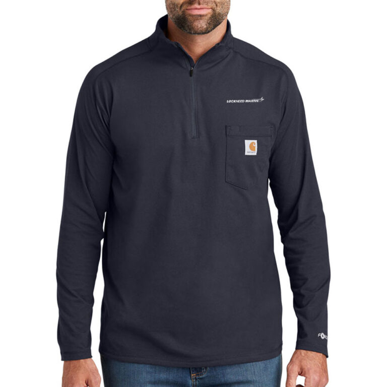 Carhartt Force 1/4 Zip Long Sleeve T-Shirt - Lockheed Martin Company Store
