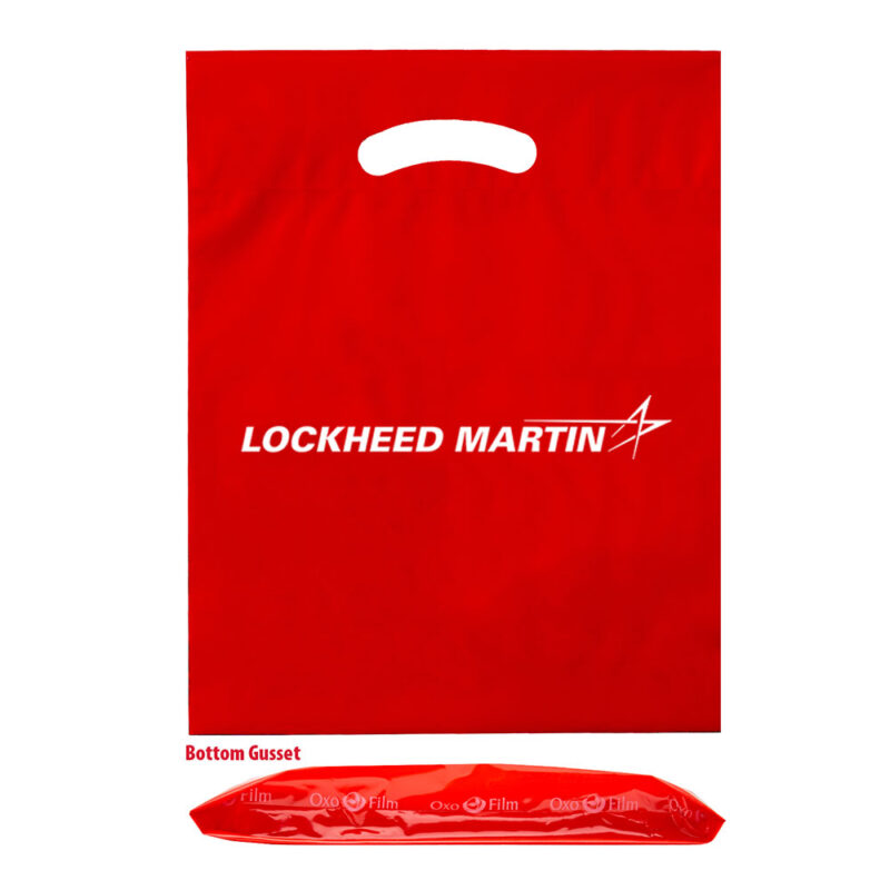 Red-Lockheed-Martin-OXO-Degradable-Die-Cut-Bag