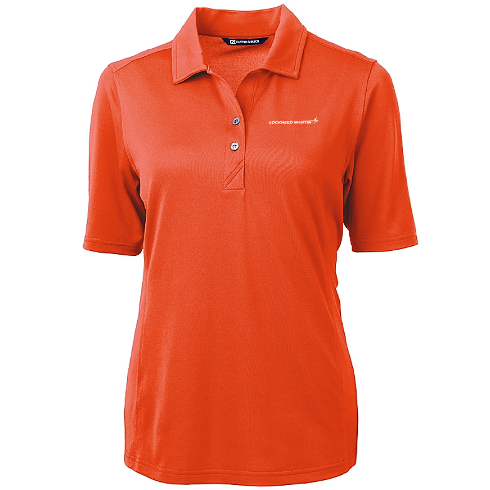 College-Orange-Cutter-&-Buck-Ladies'-Virtue-Eco-Pique-Recycled-Polo