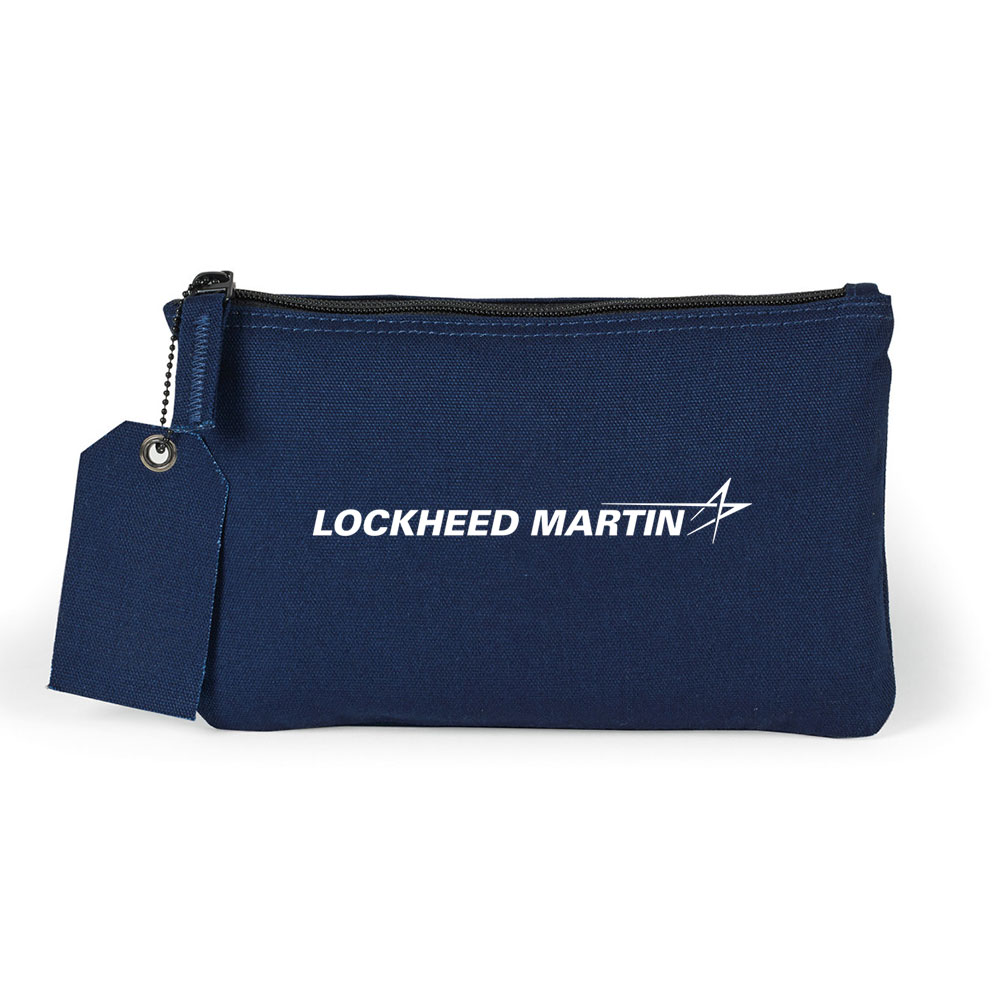 Navy-Avery-Cotton-Zippered-Pouch