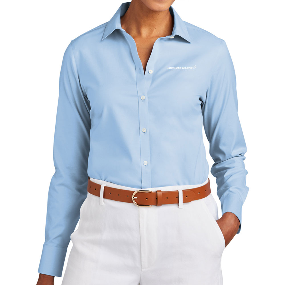Newport-Blue-Brooks-Brothers-Ladies'-Wrinkle-Free-Stretch-Pinpoint-Shirt