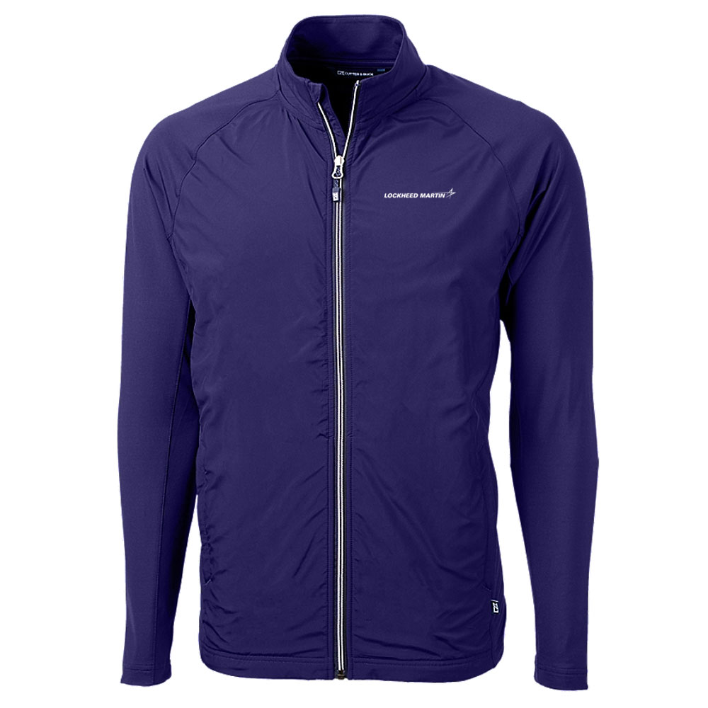 Purple-Cutter-&-Buck-Adapt-Eco-Knit-Hybrid-Recycled-Mens-Full-Zip-Jacket