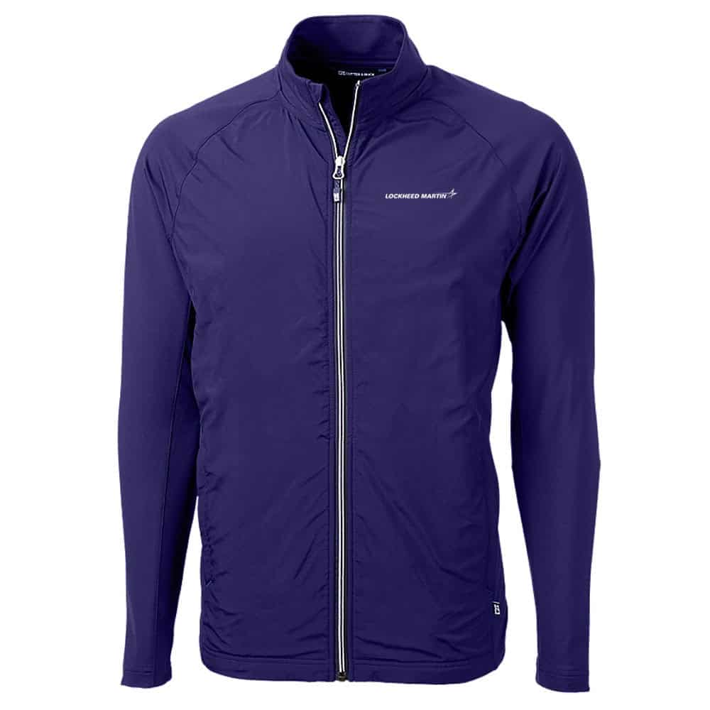 thumbnail image 2 of Cutter & Buck Men's Adapt Eco Knit Hybrid Jacket - Recycled Polyester Full Zip 2 of 11