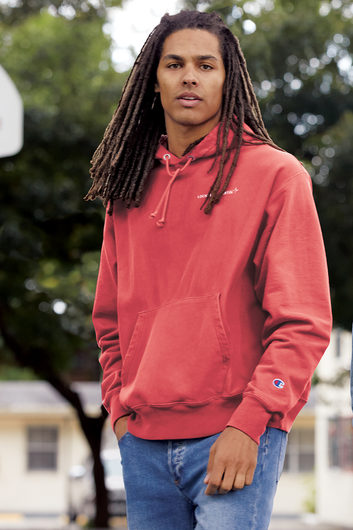 Champion ® Reverse Weave ® Garment-Dyed Hooded Sweatshirt Lockheed Martin  Company Store