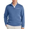 Charter-Blue-Brooks-Brothers®-Men's-Double-Knit-1-4-Zip