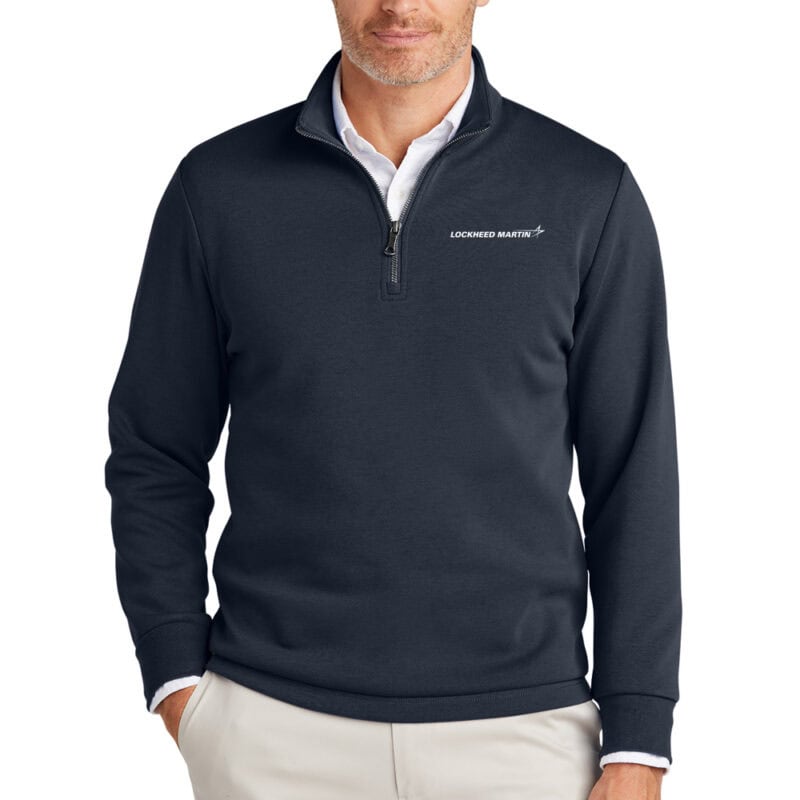Brooks Brothers® Men's DoubleKnit 1/4Zip Lockheed Martin Company Store