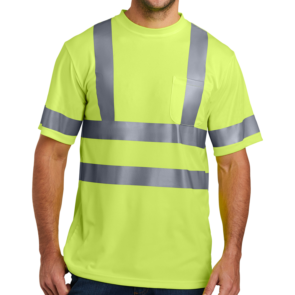 Safety-Yellow-CornerStone®---ANSI-107-Class-3-Short-Sleeve-Snag-Resistant-Reflective-T-Shirt