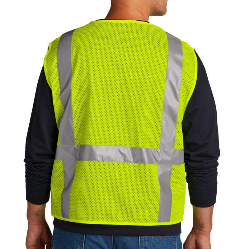 Cornerstone® Ansi 107 Class 2 Mesh Six Pocket Zippered Vest Lockheed Martin Company Store 4062