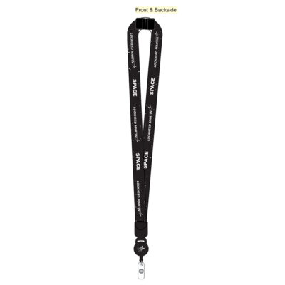 Space Lanyard w/ Retractable Badge Reel - Lockheed Martin Company Store