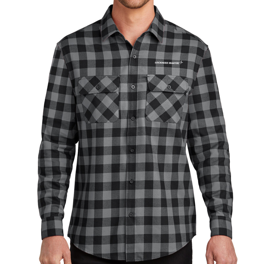 Men's Plaid Flannel Shirt - Image 9