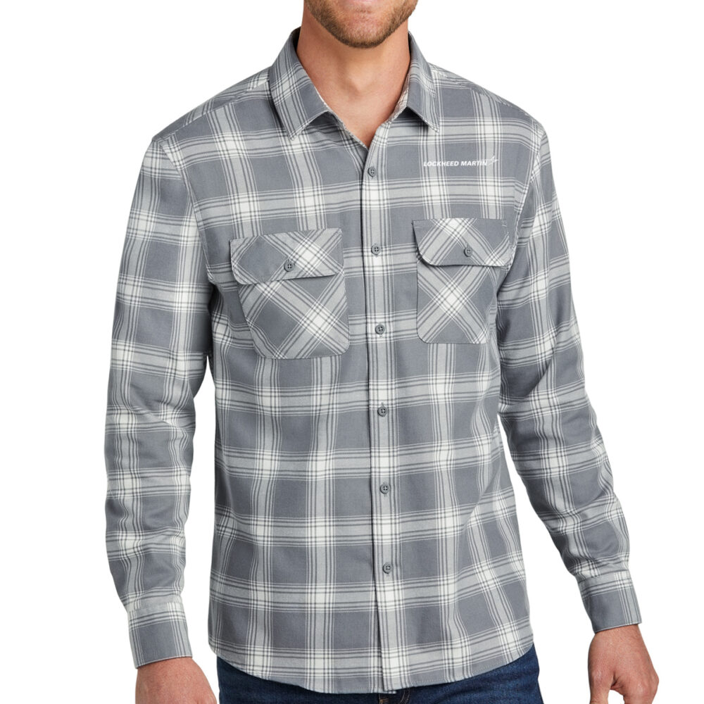 Men's Plaid Flannel Shirt - Image 6