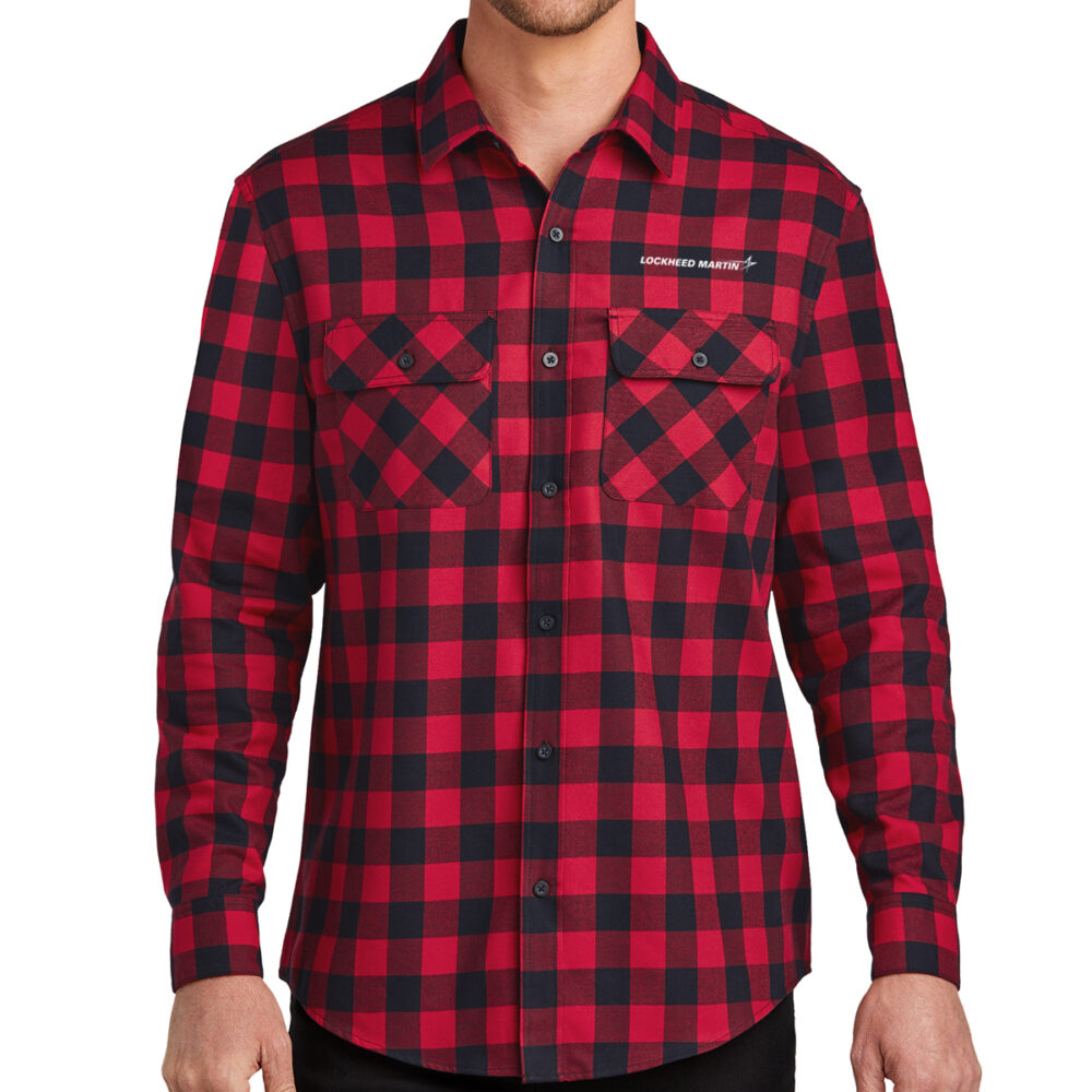 Men's Plaid Flannel Shirt - Image 5