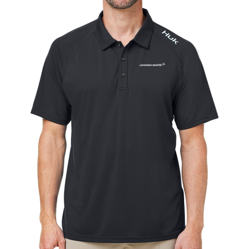 HUK Men's Lopro Solid Performance Polo - Image 3