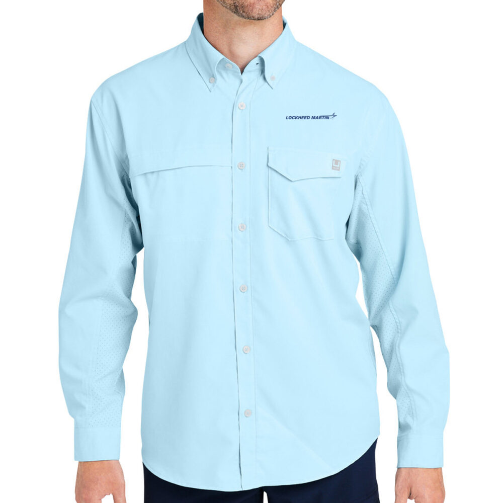 HUK Men's Tide Point Long Sleeve Shirt - Image 7