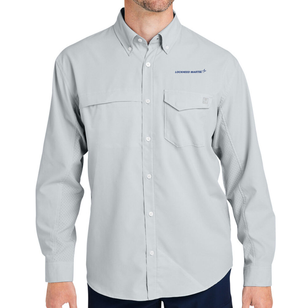 HUK Men's Tide Point Long Sleeve Shirt - Image 6