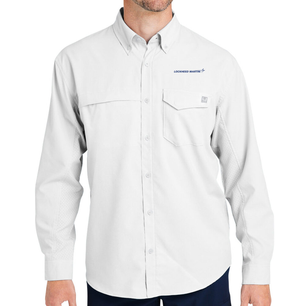 HUK Men's Tide Point Long Sleeve Shirt - Image 4