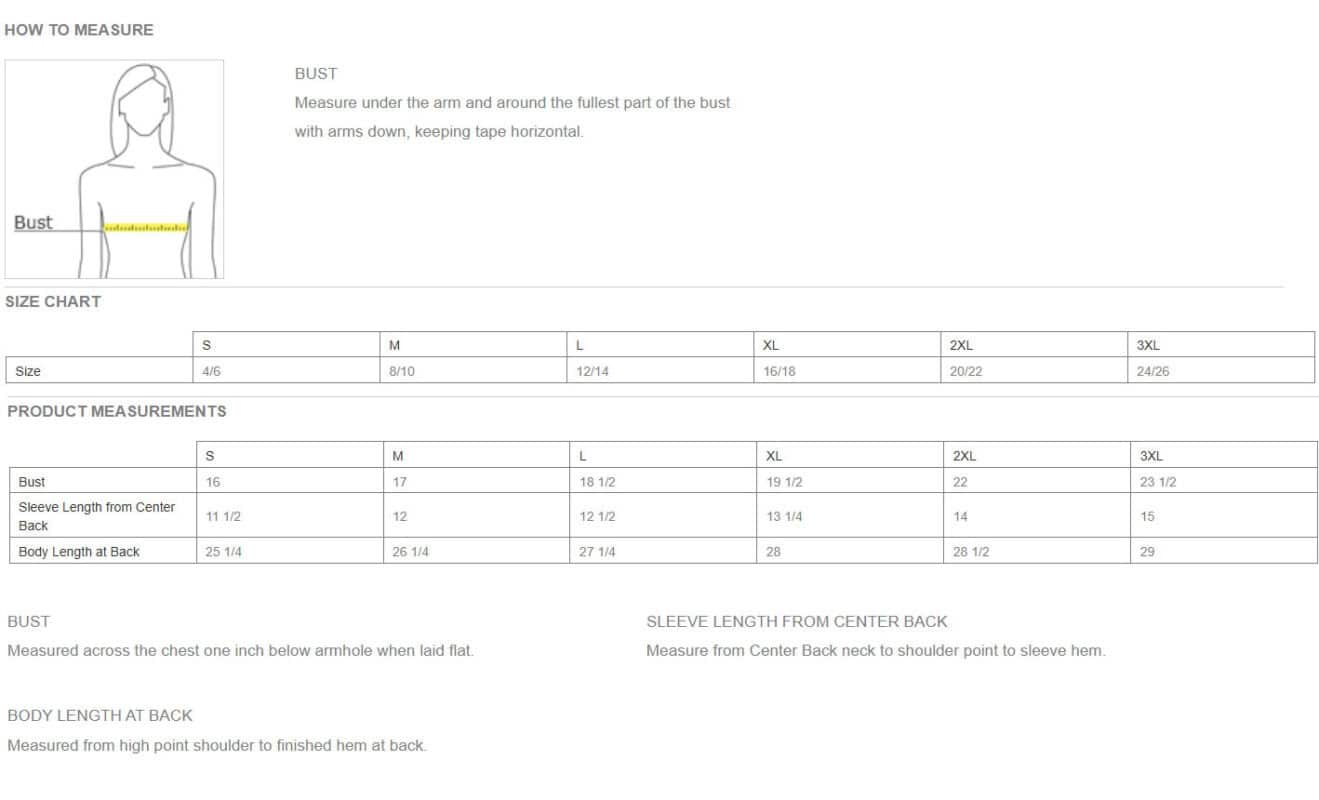 Ladies-OneLM-Tee-Size-Chart
