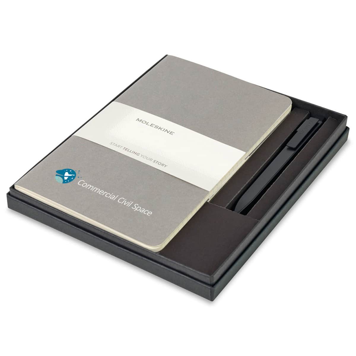 Moleskine Large Cahier and GO Pen Gift Set