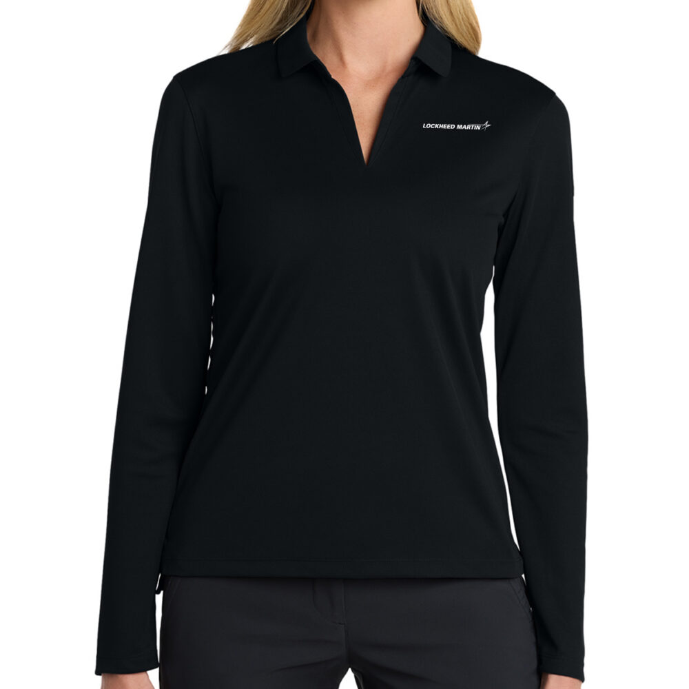 Alternative view of Nike Women's Dri-FIT Micro Pique 2.0 Long Sleeve Polo