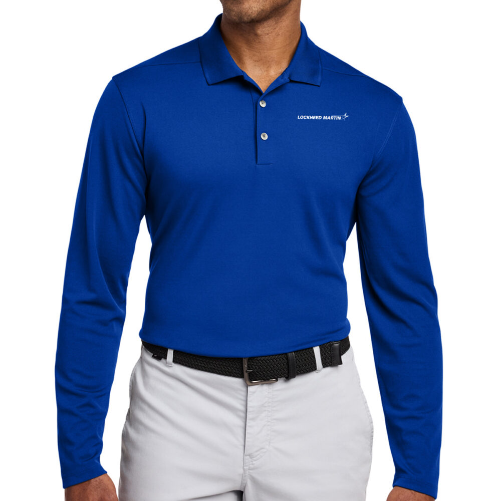 Alternative view of Nike Dri-FIT Micro Pique 2.0 Long Sleeve Polo