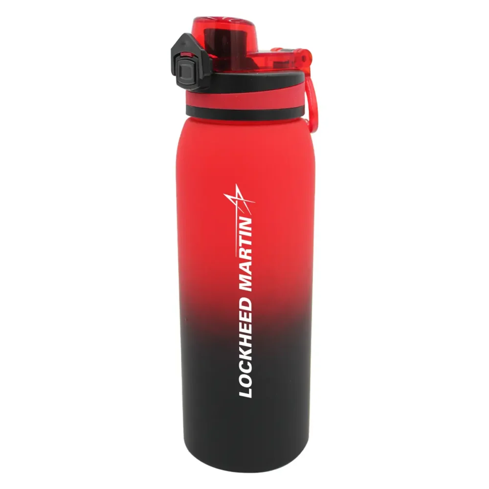 Halcyon Ombre Sport Bottle, 30 oz - Red to Black