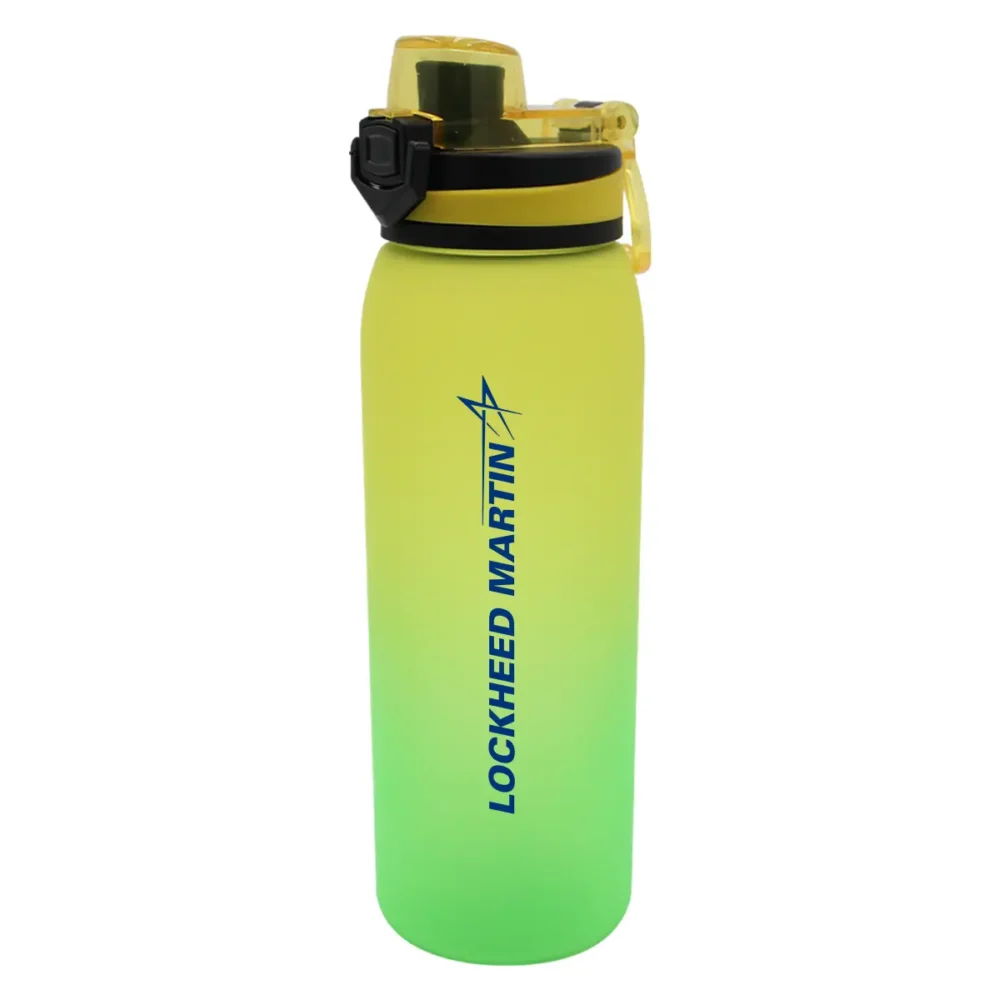 Halcyon Ombre Sport Bottle, 30 oz - Yellow to Green