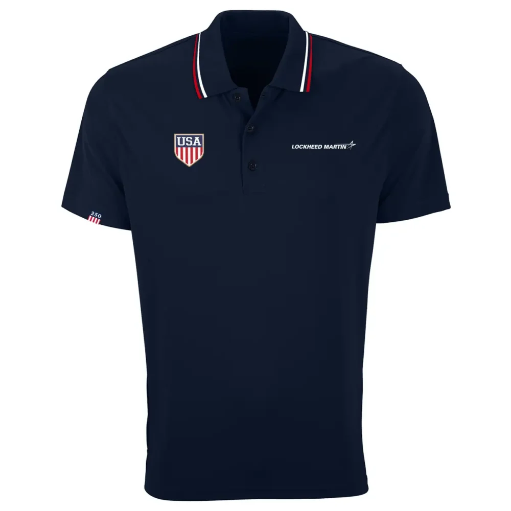 Alternative view of Men's Vansport Omega Tipped Polo - America 250