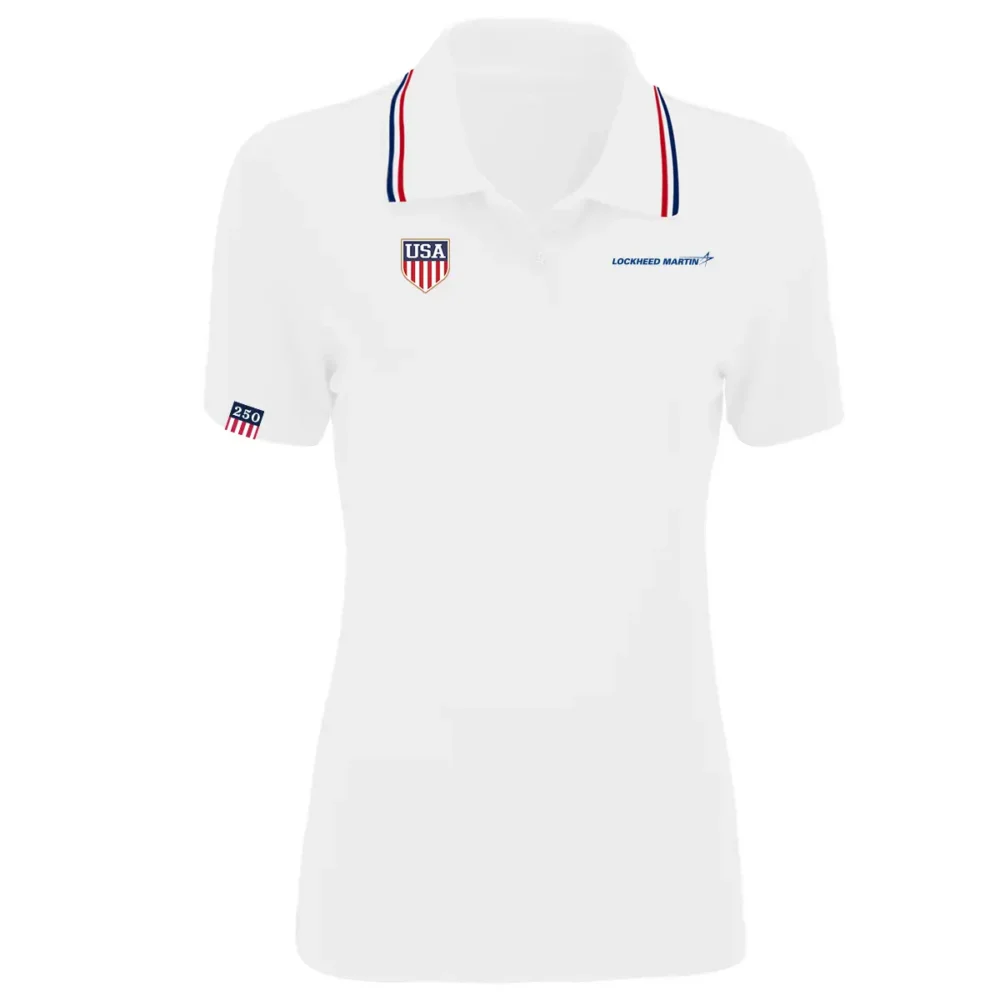 Women's Vansport Omega Tipped Polo - America 250
