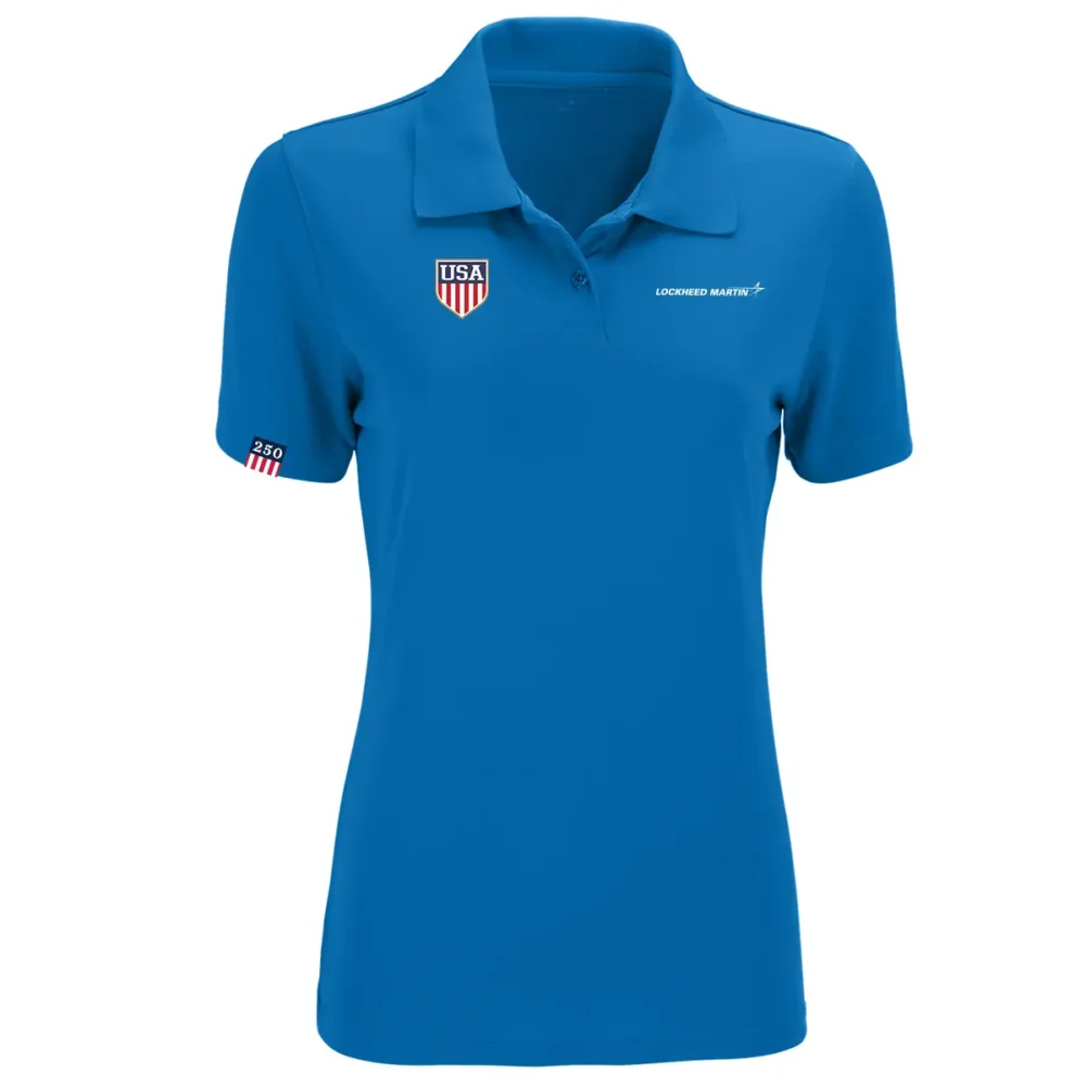 Alternative view of Women's Vansport Omega Solid Mesh Tech Polo - America 250