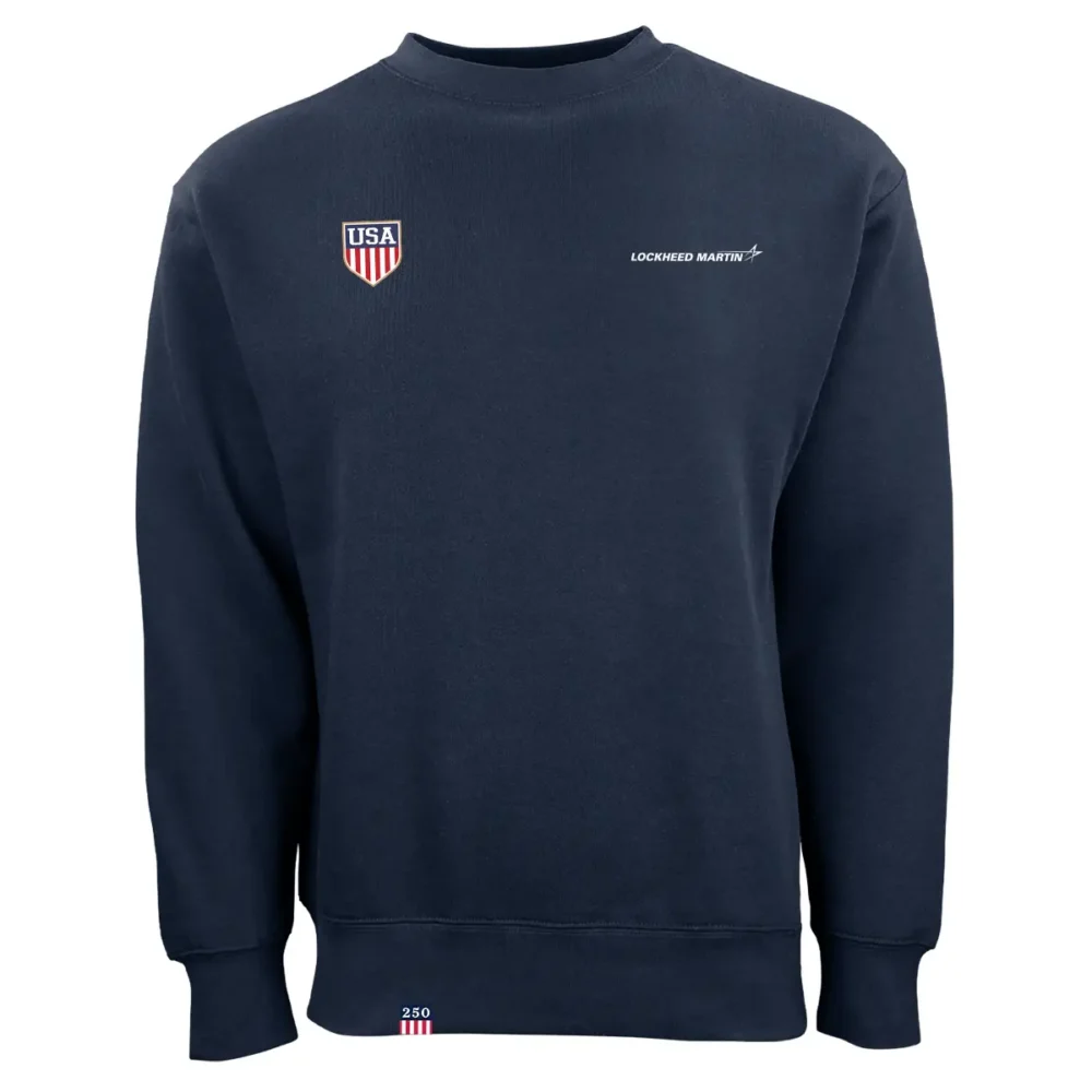 Alternative view of Ultra Soft Fleece Crewneck - America 250