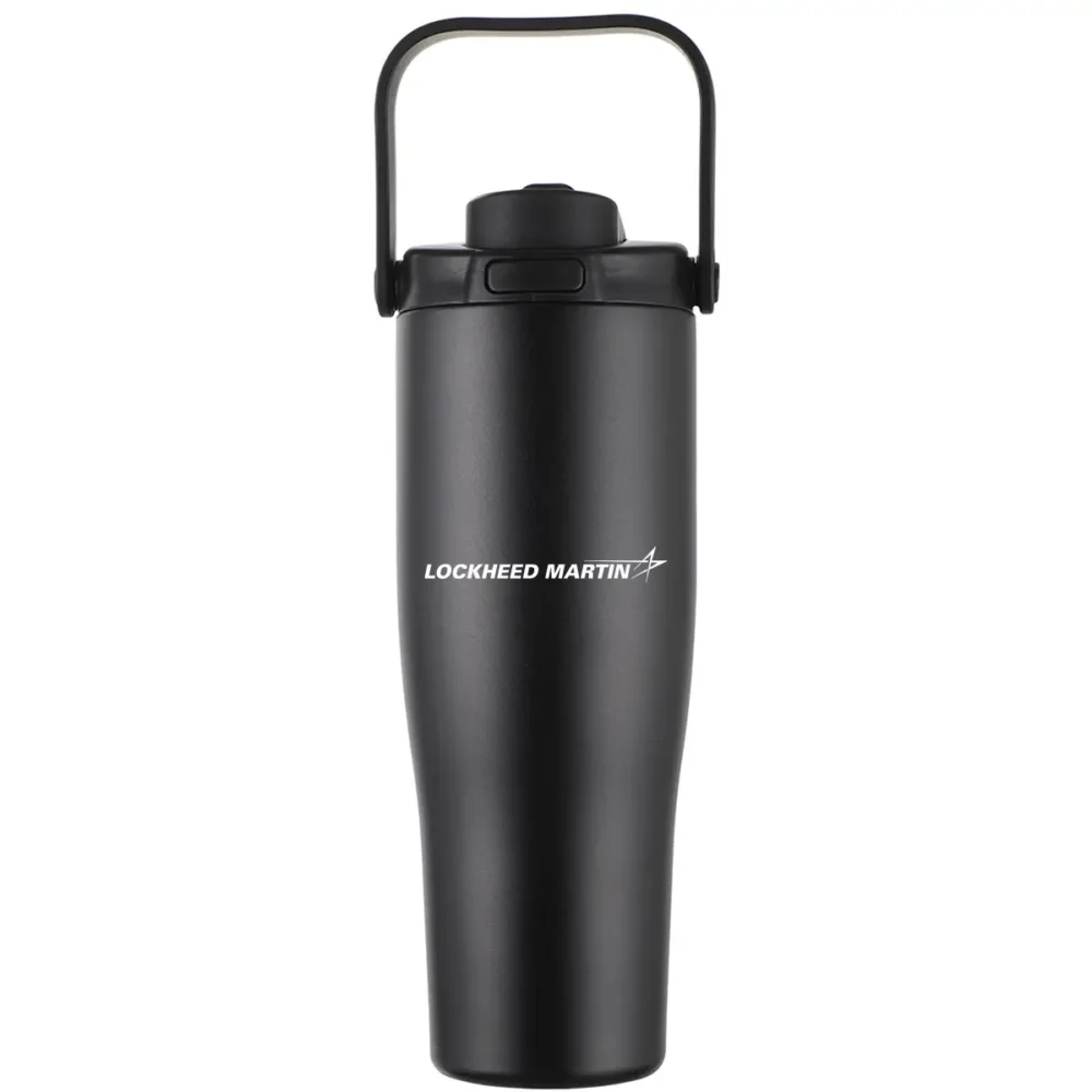 Alaia Recycled Stainless Steel Vacuum Tumbler, 30 oz - Black