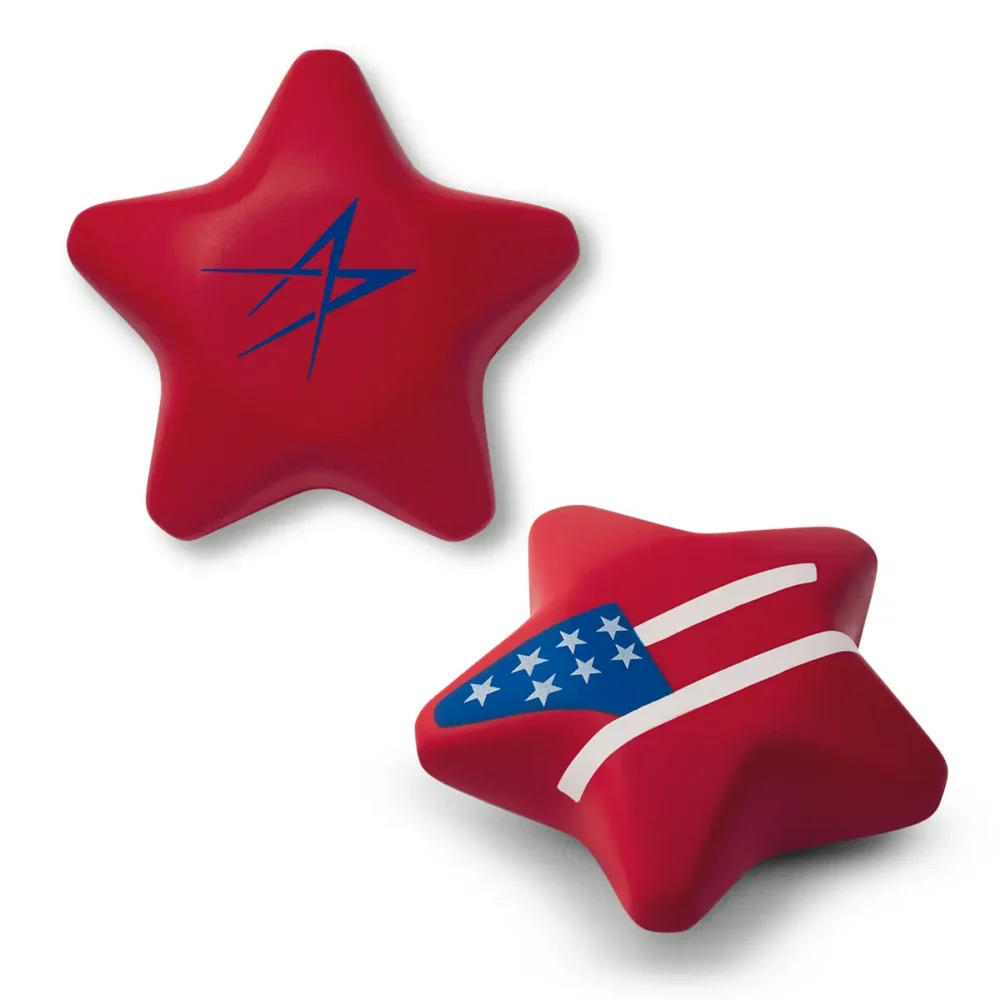 USA Patriotic Star Shape Stress Ball