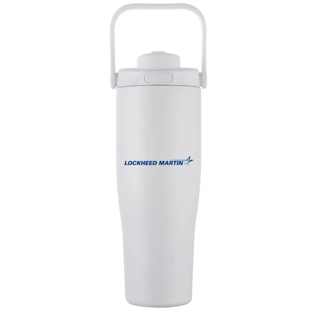 Alaia Recycled Stainless Steel Vacuum Tumbler, 30 oz - White