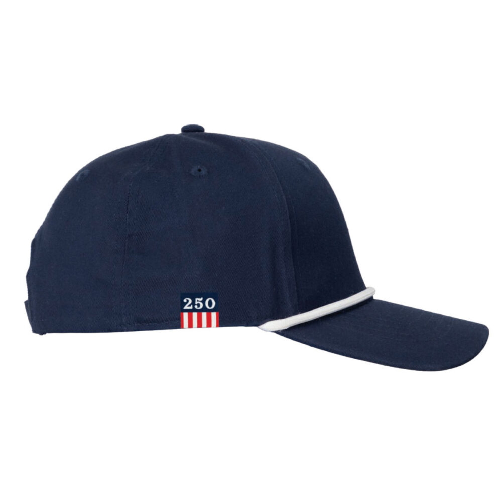 Alternative view of Clutch 5-Panel Rope Cap - America 250