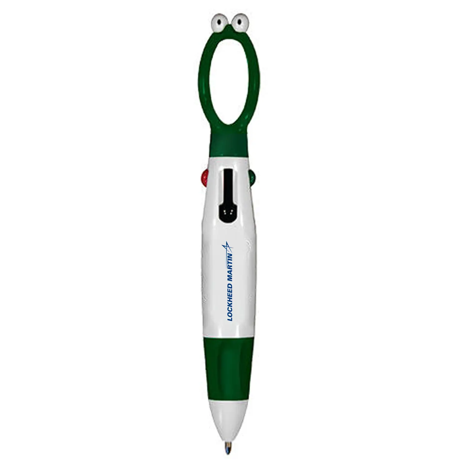 Googly-Eyed 4-Color Pen - Green