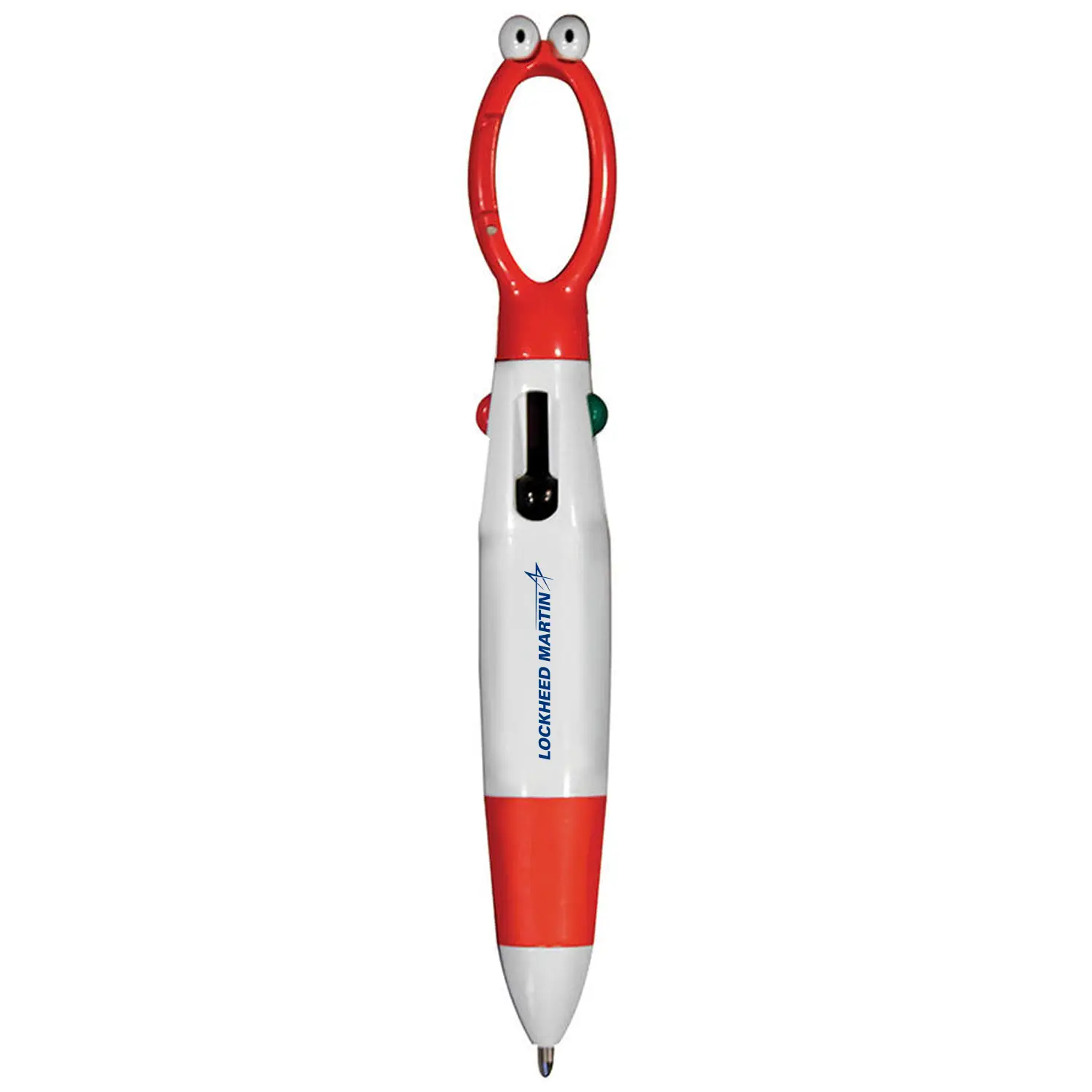 Googly-Eyed 4-Color Pen - Red